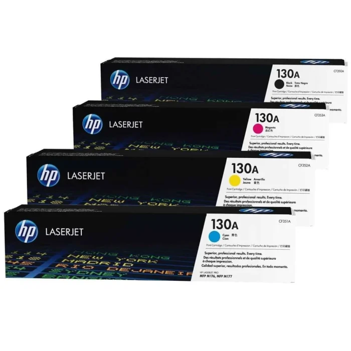 hp-130a-cartridge-four-color کارتریج چهار رنگ HP 130A
